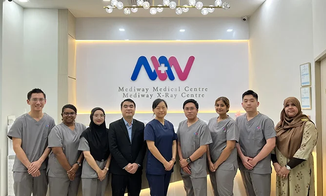 The Mediway Medical Centre team at the Clarke Quay clinic